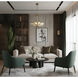 Decostar 4 Light 25 inch Brushed Brass Chandelier Ceiling Light