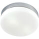 Disc LED 11 inch Satin Nickel Flush Mount Ceiling Light