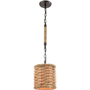 Weaverton 1 Light 8 inch Oil Rubbed Bronze Mini Pendant Ceiling Light