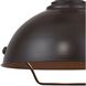 Farmhouse 1 Light 14 inch Oil Rubbed Bronze Pendant Ceiling Light in Incandescent