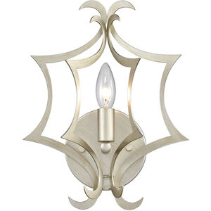 Delray 1 Light 10 inch Aged Silver Sconce Wall Light