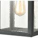 Heritage Hills 1 Light 19 inch Aged Zinc Outdoor Wall Sconce