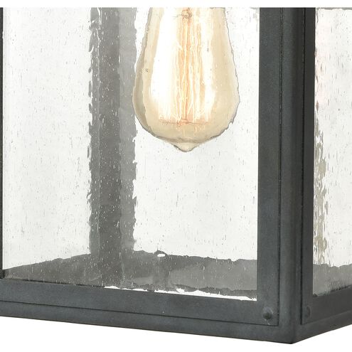 Heritage Hills 1 Light 19 inch Aged Zinc Outdoor Wall Sconce