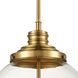 Chandra 4 Light 13 inch Burnished Brass Pendant Ceiling Light