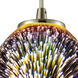 Illusions 1 Light 5 inch Satin Nickel Mini Pendant Ceiling Light in Incandescent