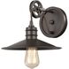 Spindle Wheel 1 Light 11 inch Oil Rubbed Bronze Vanity Light Wall Light
