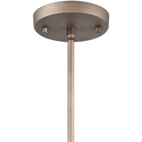 Culmination 1 Light 5 inch Weathered Zinc with Clear Mini Pendant Ceiling Light