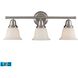 Berwick LED 26.5 inch Brushed Nickel Vanity Light Wall Light