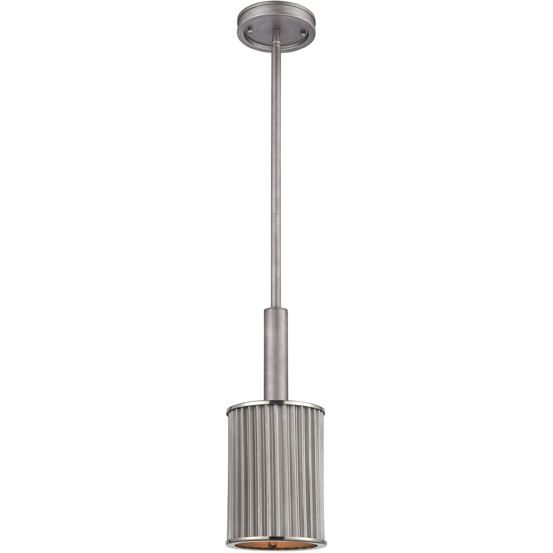 Corrugated metal light fixture hot sale