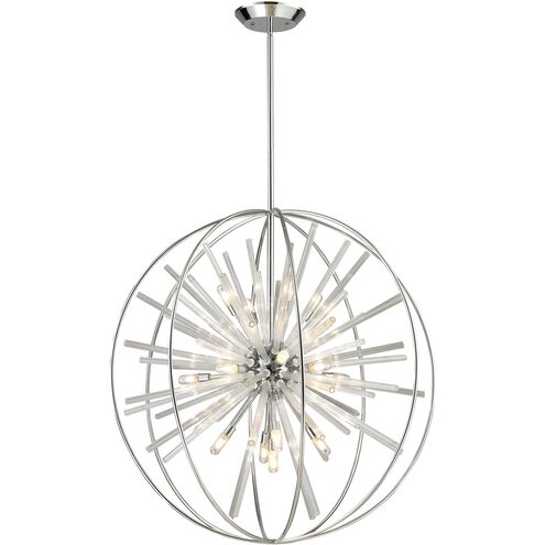 Twilight 15 Light 32 inch Polished Chrome Chandelier Ceiling Light