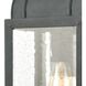 Heritage Hills 1 Light 17 inch Aged Zinc Outdoor Wall Sconce