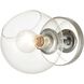 Claro 1 Light 9 inch Polished Chrome Vanity Light Wall Light