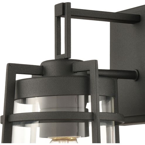 Crofton 1 Light 12 inch Charcoal Outdoor Wall Sconce