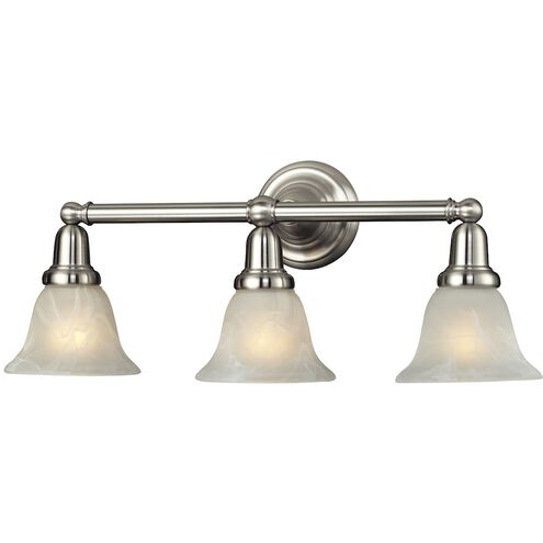 Nulco by ELK Lighting Vintage Bath 3 Light Vanity in Satin Nickel 84002/3