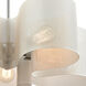 Santa Barbara 5 Light 24 inch Matte White with Polished Chrome Chandelier Ceiling Light