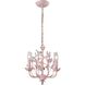 Circeo 3 Light 13 inch Light Pink Chandelier Ceiling Light