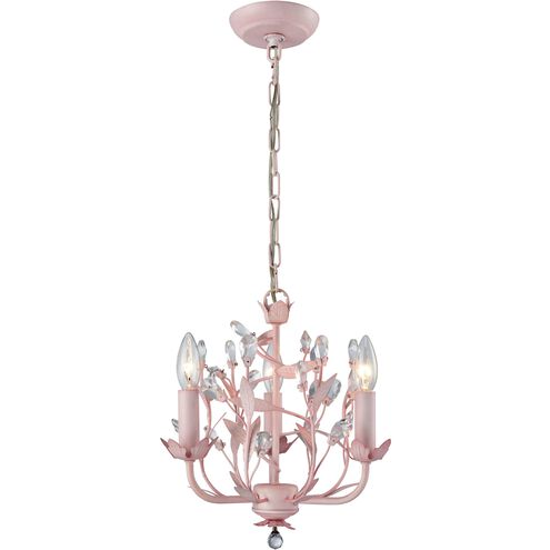 Circeo 3 Light 13 inch Light Pink Chandelier Ceiling Light