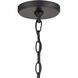 Barrow 3 Light 18 inch Matte Black with Birchwood Chandelier Ceiling Light