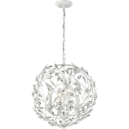 Circeo 4 Light 19 inch Antique White Chandelier Ceiling Light