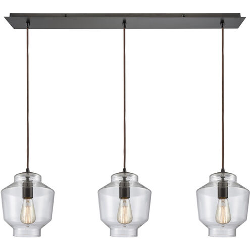 Barrel Linear Pendant Ceiling Light in 3