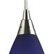 Vesta 1 Light 5 inch Satin Nickel Mini Pendant Ceiling Light in Incandescent