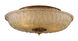 Providence 2 Light 15 inch Antique Gold Leaf Flush Mount Ceiling Light