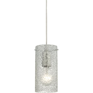 Ice Fragments 1 Light 5 inch Satin Nickel Multi Pendant Ceiling Light in Clear, Standard, Configurable