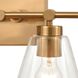 East Point 4 Light 33 inch Satin Brass Vanity Light Wall Light