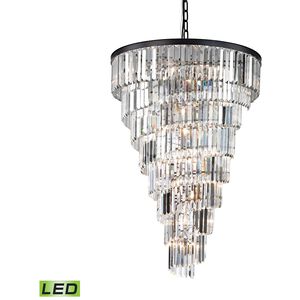 Palacial LED 36 inch Oil Rubbed Bronze Chandelier Ceiling Light