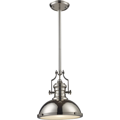 Chadwick 1 Light 13 inch Polished Nickel Pendant Ceiling Light in Incandescent