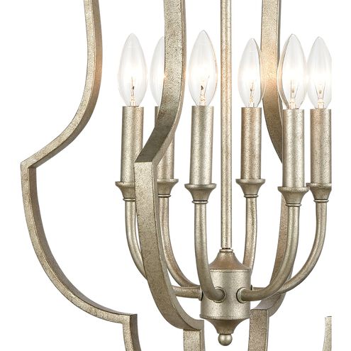 Lanesboro 6 Light 18 inch Dusted Silver Pendant Ceiling Light