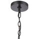 Wexford 1 Light 12 inch Matte Black with Brushed Brass Outdoor Pendant