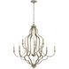 Lanesboro 9 Light 34 inch Dusted Silver Chandelier Ceiling Light