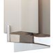 Moderno Sconce Wall Light in Matte Satin Nickel