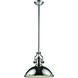 Chadwick 1 Light 17 inch Polished Nickel Pendant Ceiling Light in Incandescent