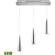 Century LED 5 inch Chrome Mini Pendant Ceiling Light