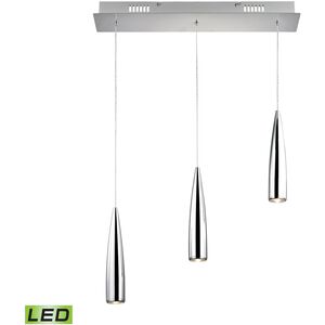Century LED 5 inch Chrome Mini Pendant Ceiling Light