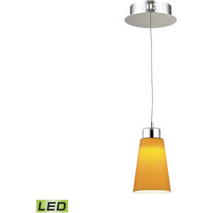 Coppa LED 5 inch Chrome Mini Pendant Ceiling Light