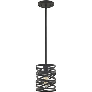 Vorticy 1 Light 6 inch Oil Rubbed Bronze Mini Pendant Ceiling Light in Recessed Adapter Kit
