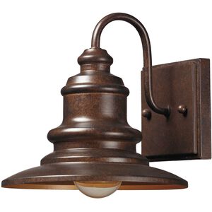 Marina 1 Light 8 inch Hazelnut Bronze Outdoor Wall Sconce in Incandescent