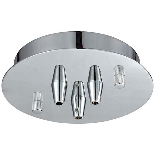Signature 3 Light 1 inch Polished Chrome Canopy, Round