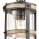 Annenberg 1 Light 8 inch Anvil Iron with Distressed Antiqued Gray Outdoor Pendant