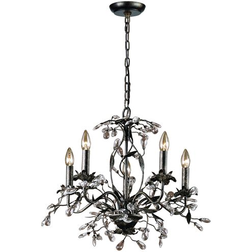 Circeo 5 Light 21 inch Deep Rust Chandelier Ceiling Light