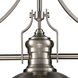 Chadwick Linear Chandelier Ceiling Light in Incandescent