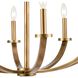 Erindale 8 Light 30 inch Natural Brass Chandelier Ceiling Light