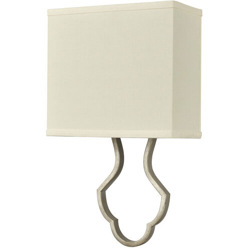 Lanesboro 1 Light 10 inch Dusted Silver Sconce Wall Light