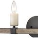 Stone Manor 4 Light 30 inch Matte Black with Aspen Vanity Light Wall Light