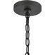 Clausten 4 Light 21 inch Black with Gold Chandelier Ceiling Light