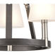 Armstrong Grove 3 Light 18 inch Espresso with Satin Nickel Chandelier Ceiling Light