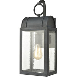 Heritage Hills 1 Light 19 inch Aged Zinc Outdoor Sconce